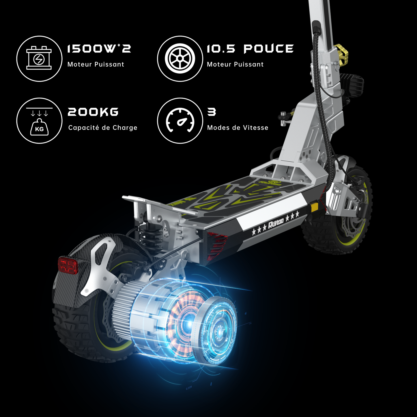 Ruitoo T3 Max All-Terrain Electric Scooter