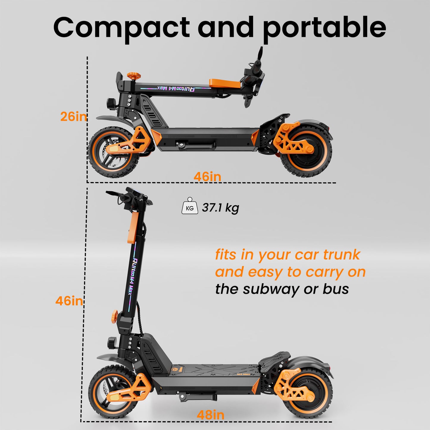Ruitoo M4 Max Electric Scooter For Adults