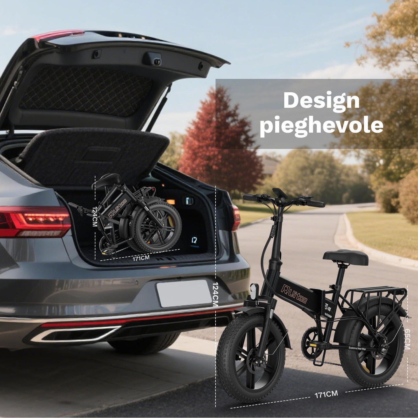 Ruitoo E20PRO Folding Electric Bike