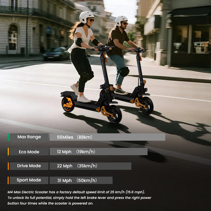 Ruitoo M4 Max Electric Scooter With Storage Seat