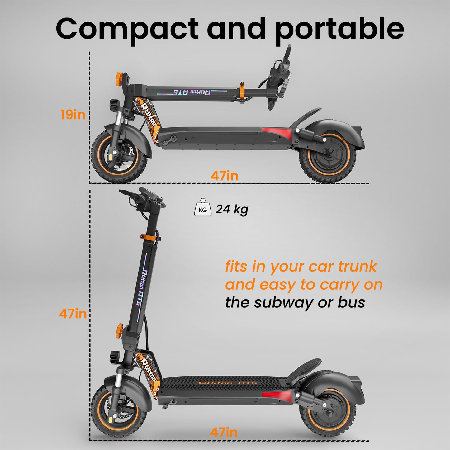Ruitoo RT6 Electric Scooter For Adults